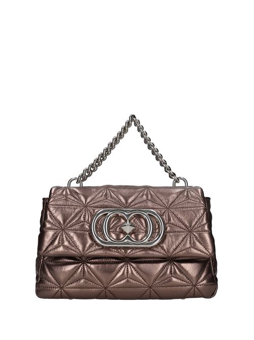 Leather bag LA CARRIE | SHINY STEPHY MED.  HAND BAGMARRONE